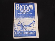 rugby league programmes barrow for sale rugby league programmes barrow for sale PONTEFRACT