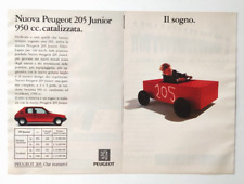 Pubblicita peugeot 205 usato  Ferrara