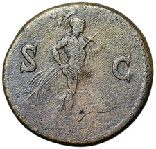 Titus sestertius mars for sale  Niles