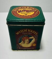 Lata de colecionador Dickenson's Witch Hazel 3,5" X 3,5" X 4" de altura comprar usado  Enviando para Brazil