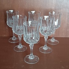 Verres pied cristal d'occasion  Aubin