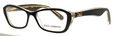 Óculos femininos Dolce & Gabbana DG3168 2737 preto glitter dourado 53-16-135 comprar usado  Enviando para Brazil