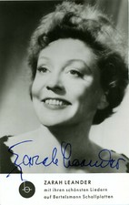 Zarah leander autographe d'occasion  Paris XX