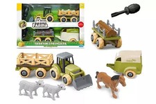 Mini farma traktor z przyczepą do skręcania na sprzedaż  PL