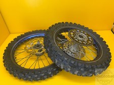02-2020 YZ85 CONJUNTO DE RODAS EXCEL DIANTEIRO TRASEIRO AZUL COMPLETO 14" 17" comprar usado  Enviando para Brazil