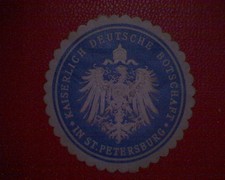 Siegelmarke kaiserl deutsche gebraucht kaufen  Deutschland