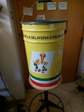 Bidone latta gelateria usato  Vignola