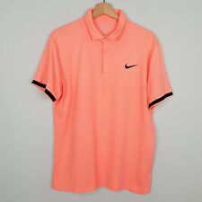 Camisa polo masculina tênis seca manga curta/preta brilho lava rosa tamanho G Nike RARA comprar usado  Enviando para Brazil
