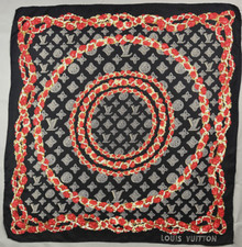 Magnifique foulard monogramme d'occasion  Lyon VII