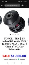 Force 15sx inch for sale  Mount Clemens