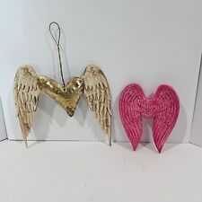 Decoração de parede Angels Wings quarto de meninas ouro rosa adolescente pré-adolescente quarto de bebê comprar usado  Enviando para Brazil