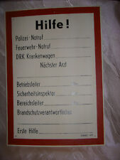 Ddr schild pvc gebraucht kaufen  Dresden