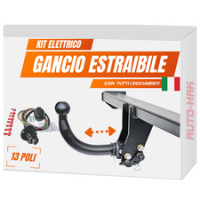 Gancio traino estraibile usato  Italia