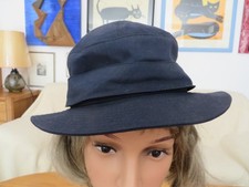 Vintage damenhut dunkelblau gebraucht kaufen  Rheinbreitbach
