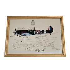 Raf spitfire framed for sale  SLEAFORD