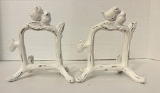 Par de Love Birds suporte cavalete branco para foto/suporte chique gasto comprar usado  Enviando para Brazil