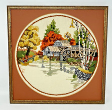 Vintage crewel embroidered for sale  Portsmouth
