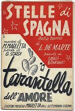 Stelle spagna tarantella usato  Roma