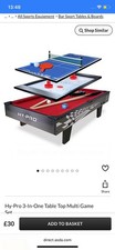 1 game table for sale  HINCKLEY