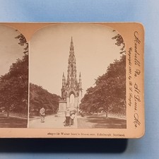 Edinburgh stereoview c1895 for sale  TELFORD