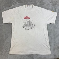 Camisa masculina LA Marathon grande branca 2008 Honda Running City Of Angels ilustração comprar usado  Enviando para Brazil