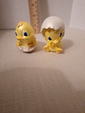 Anthropomorphic ceramic chicks for sale  Vermontville