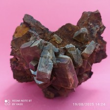 Cristalli minerale barite usato  Carbonia