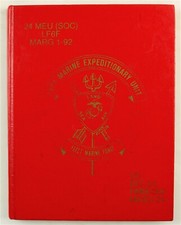 Livro de Cruzeiros 24ª Unidade Expedicionária de Fuzileiros Navais MEU CE BLT 2/4 HMM-266 MSSG-24 1992 comprar usado  Enviando para Brazil