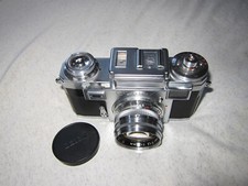 Lente Zeiss Sonnar-Opton T 50mm 1:1.5 e câmera de filme Contax IIIa com temporizador automático. comprar usado  Enviando para Brazil