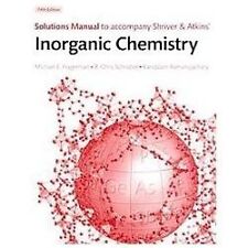 Solutions Manual for Inorganic Chemistry by Peter Atkins and Duward Shriver... segunda mano  Embacar hacia Argentina