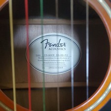 Fender electro acoustic for sale  HOLYHEAD