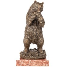 Bronze bear sculpture d'occasion  Expédié en Belgium