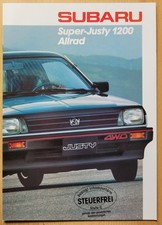 Prospekt subaru super gebraucht kaufen  Memmingen