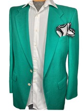 Blazer Vintage Verão Corretor Praia - Resort Bora Bora Verde Tamanho Médio. comprar usado  Enviando para Brazil