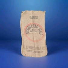 Vintage burlap bag for sale  Olney