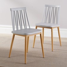 Pair dining chairs for sale  BLACKBURN