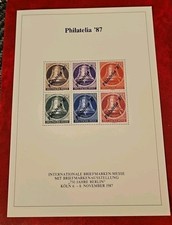 Philatelia 1987 köln gebraucht kaufen  Schönberg