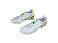 Tênis Nike Shox TLX Feminino Tamanho 10 Branco Couro Verde Neon 488344-130 comprar usado  Enviando para Brazil