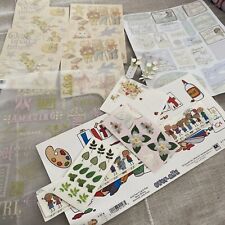 Lote de adesivos de rimas para quarto de bebê crianças flores ditos scrapbook cartão artesanato  comprar usado  Enviando para Brazil