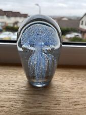 Blue handblown art for sale  CARLUKE
