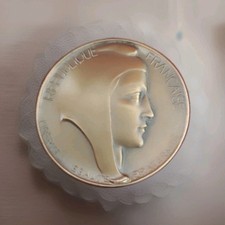 Médaille marianne bronze d'occasion  Saumur