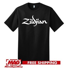 CAMISETA ZILDJIAN Platillos de baterista Percusión Batería Música Platillo Camisa Camiseta segunda mano  Embacar hacia Mexico
