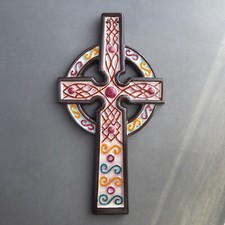 Croix bretonne faïence d'occasion  Quimper