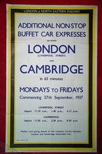 Lner london cambridge for sale  NORTHAMPTON