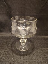 Vintage etched floral for sale  Sharpsville