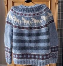 Islandpullover handgestrickt i gebraucht kaufen  Hilden