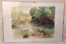 Tableau peinture aquarelle d'occasion  Aups