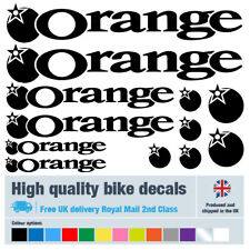 Orange bike decal for sale  SHREWSBURY