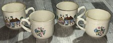 Conjunto de 4 canecas de café vintage International Tableworks Heartland Village comprar usado  Enviando para Brazil