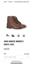 Red wing womens for sale  THAMES DITTON